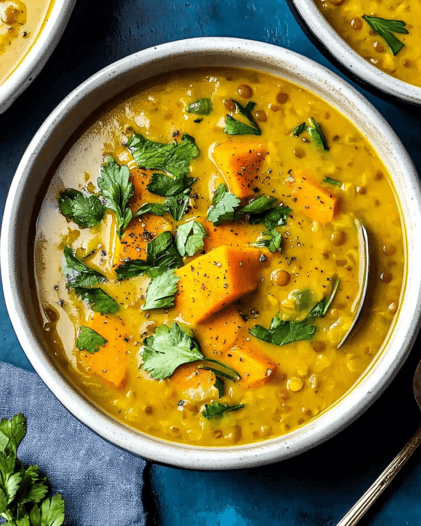 Lentil and Sweet Potato Soup
