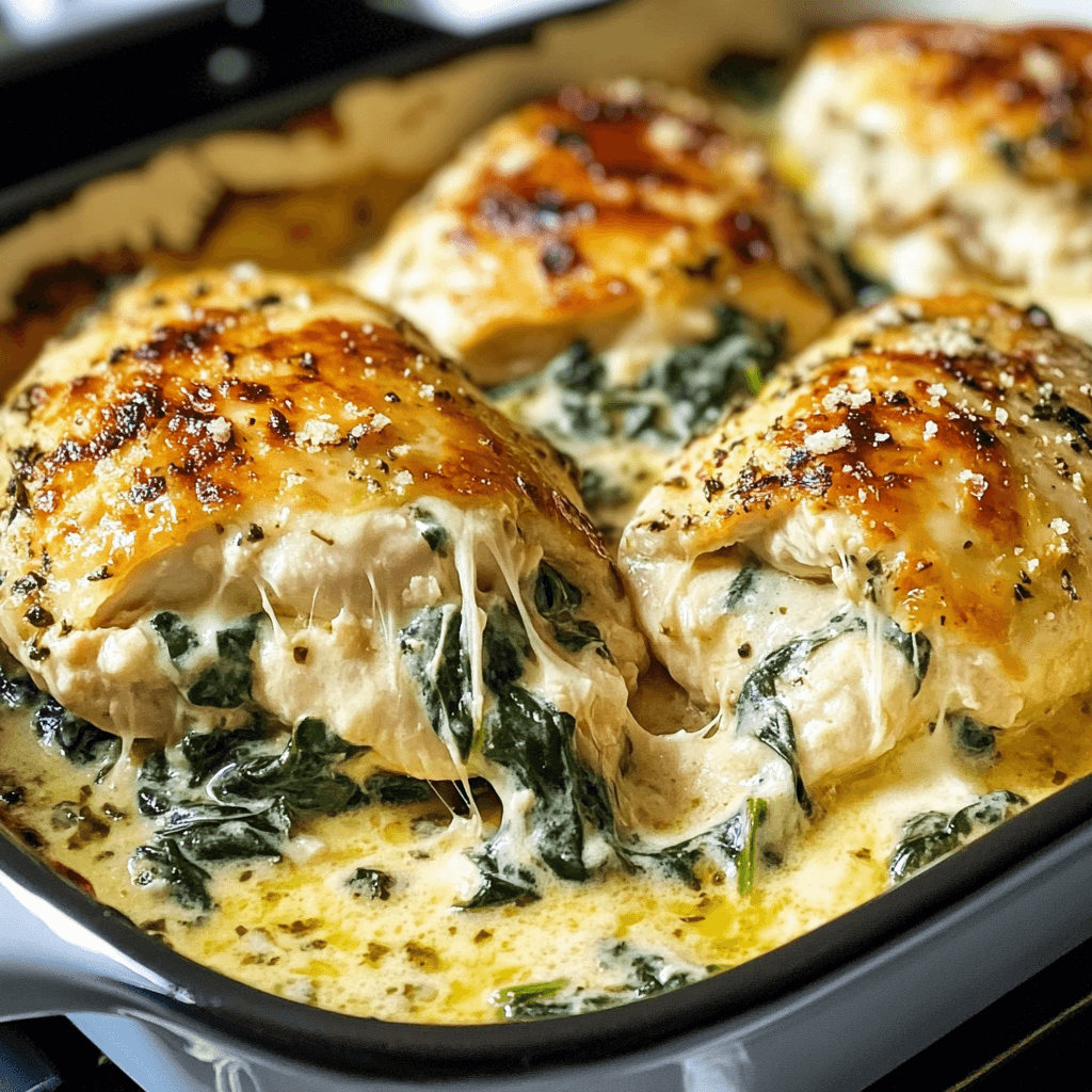 Creamy Spinach Chicken Casserole