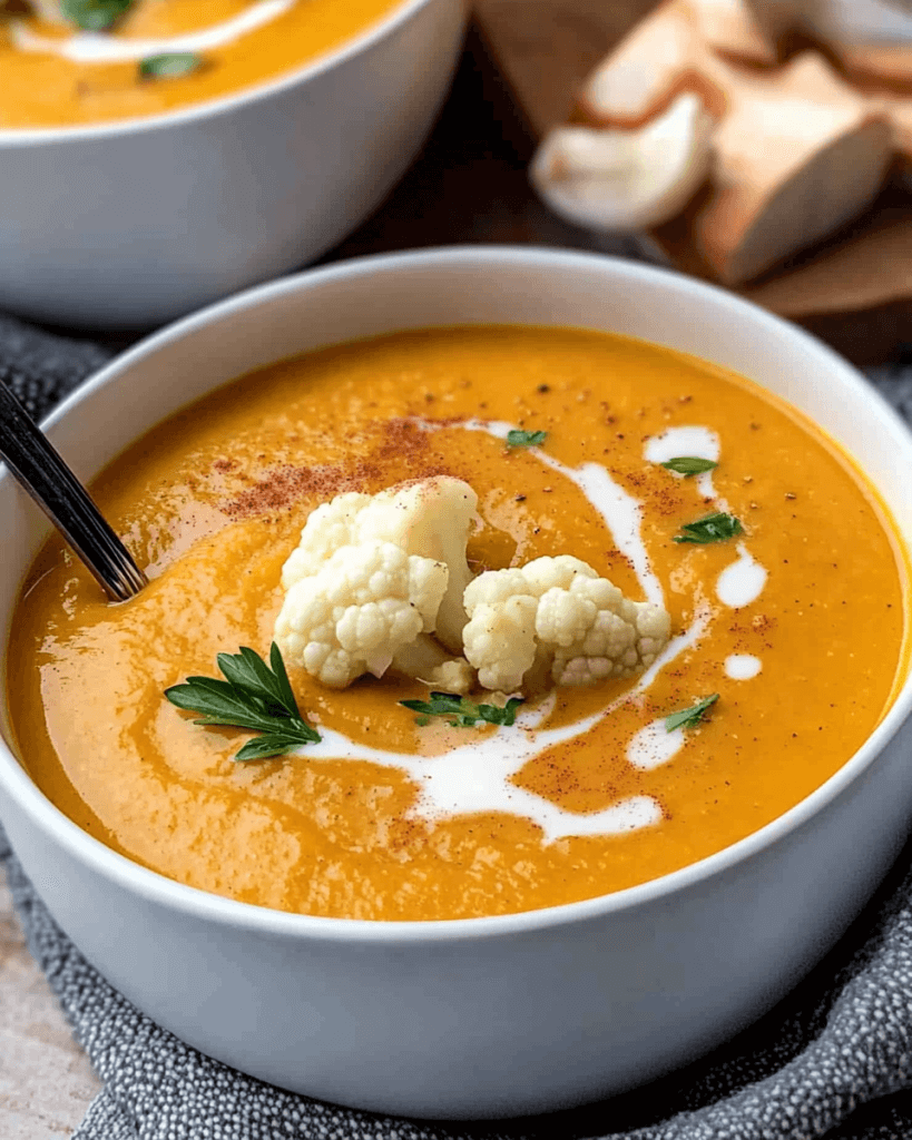 Cauliflower and Pumpkin Soup