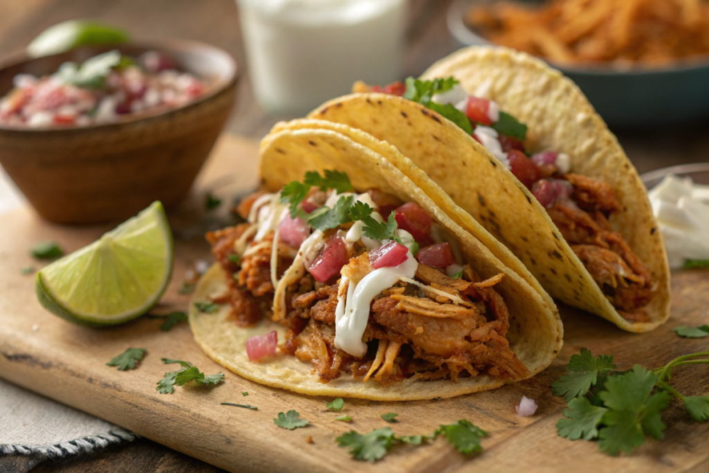 Crock Pot Chicken Tacos