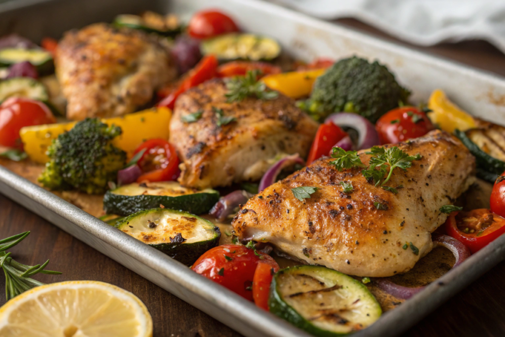 Sheet Pan Chicken and Veggies